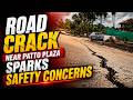 Road Crack Near Patto Plaza Sparks Safety Concerns