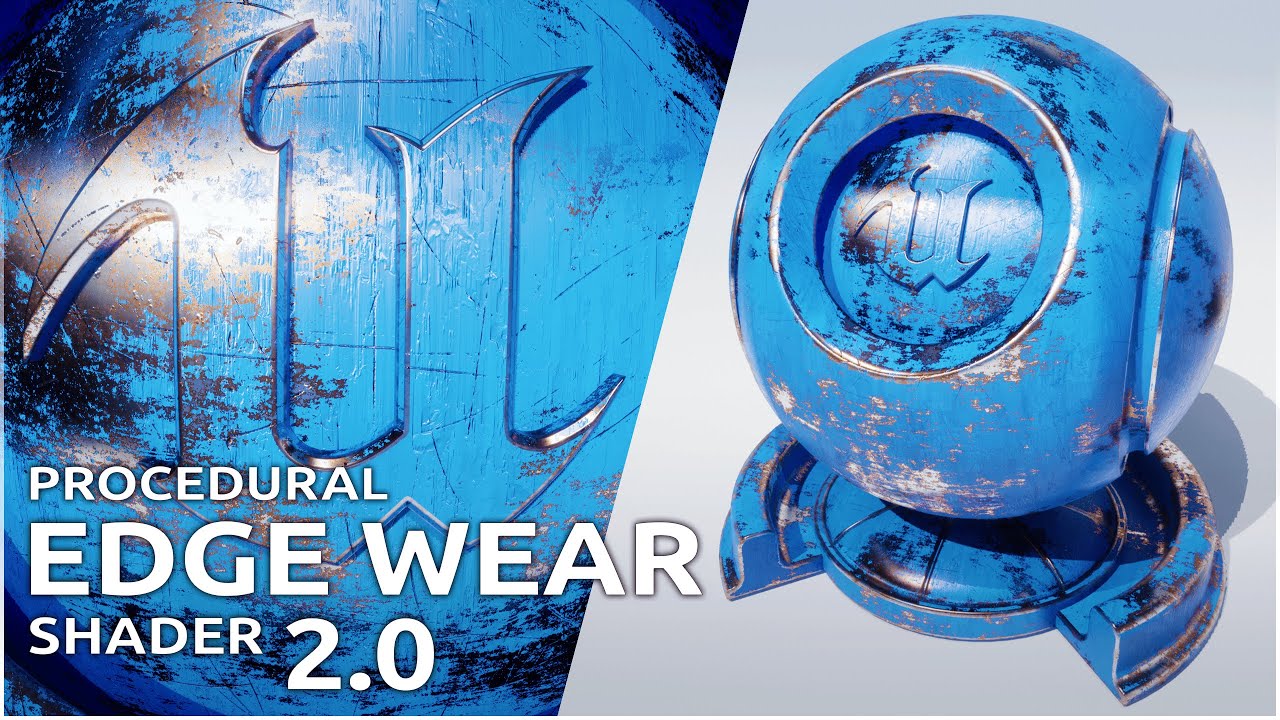 Procedural Edge Wear Shader 2.0 for Unreal Engine 5