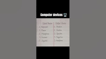 Input and output devices 🖥️ #viral #english #computer #education #shorts #shortvideo #youtubeshorts