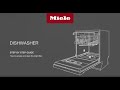 How to access and clean the drain filter of a Miele Dishwasher