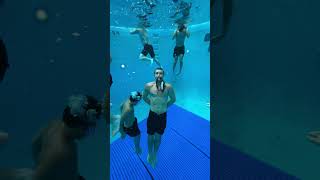 Special Operations candidates practice bobbing at SOCOM Athlete Hell Day Resimi