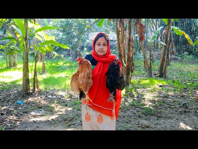 Bengali Chicken Curry Cooking Recipe in Village by Girl & Mom | Village Food Factory & Lifestyle