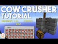 MINECRAFT COW FARM TUTORIAL! | Easy, Compact, Efficient