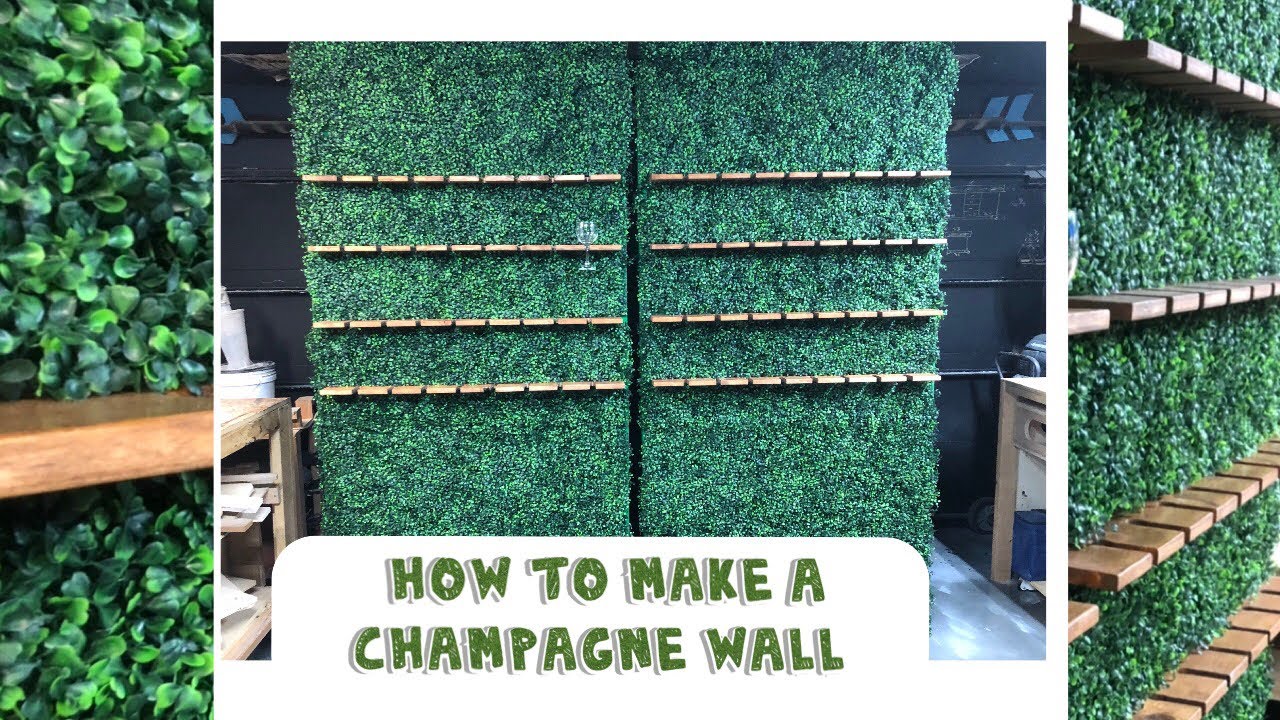 DIY champagne wall | DIY party decor | - YouTube
