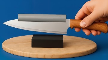 Slijp een mes in slechts 2 minuten tot het vlijmscherp is. De 60 jaar oude tip van de vakman.