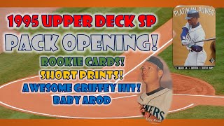 1995 Upper Deck Premium SP Baseball Card Pack Opening GRIFFEY HIT AROD #vintagebaseballcards