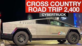 Tesla Cybertruck Coast to Coast Road Trip (2,400 miles)