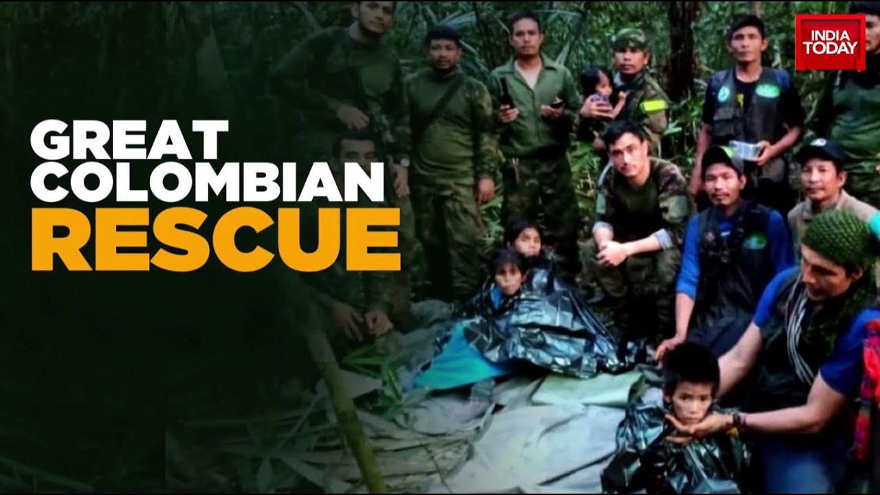 Colombia Plane Crash: 4 Children Found Alive In Amazon After 40 Days ...