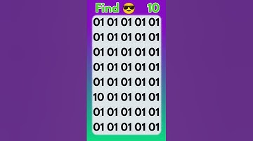 Find the odd number 10#oddoneout  YouTube short video
