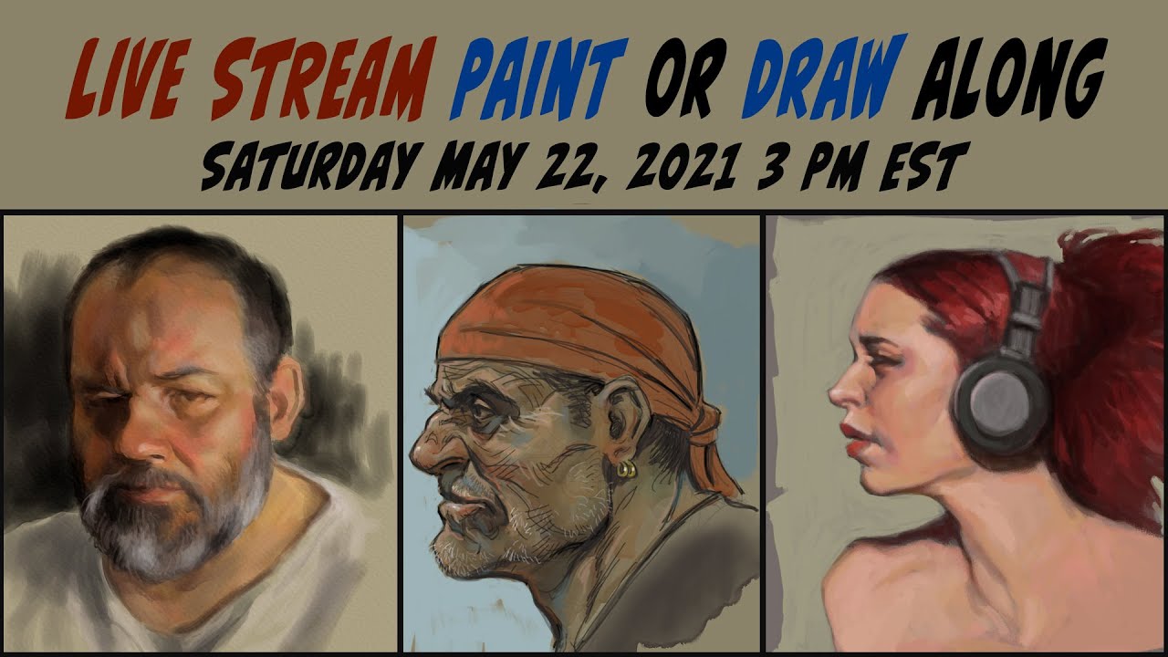 Live Stream Paint Or Draw Along - YouTube