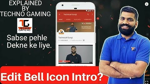 How to make bell icon like (Technical guruji)
