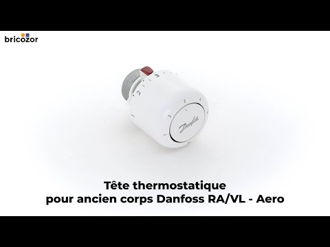 Tête thermostatique pour anciens corps Danfoss RA/V ou RA/VL - Aero® DANFOSS