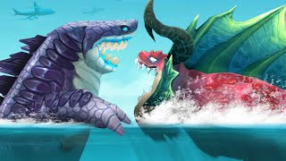 SHARKNAROK SHARK vs SHARKJIRA!!! - Hungry Shark Evolution | HD screenshot 4