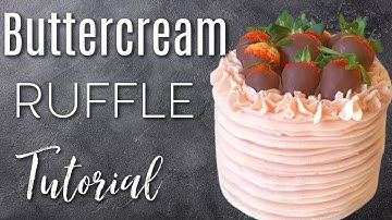 Buttercream Ruffle Effect Tutorial