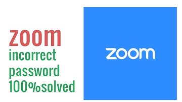How to solve zoom app incorrect password problem ? || 100% solved