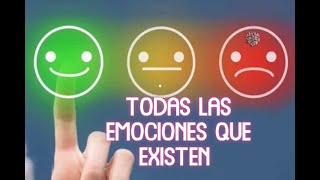 all the emotions that exist