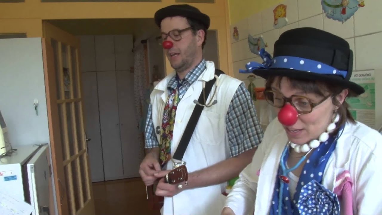 Zdravotní klauni v náchodské nemocnici