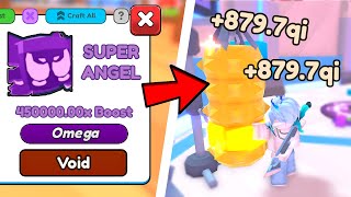 I HATCHED THE NEW SUPER ANGEL In Arm Wrestle Simulator! (ROBLOX)