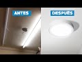 Cómo instalar un panel led sobrepuesto en el techo