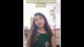 How to remember dates in History ||Super Easy Technique