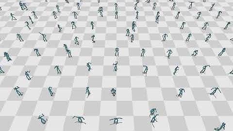 A Scalable Approach to Control Diverse Behaviors for Physically Simulated Characters