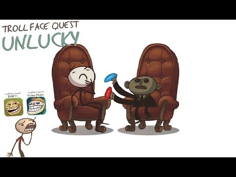 ► Troll Face Quest Unlucky (Spil Games) All Level Gameplay Trailer