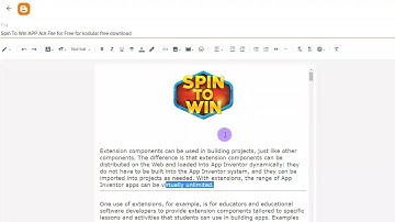 Spin To Win APP AIA File for Free for kodular free