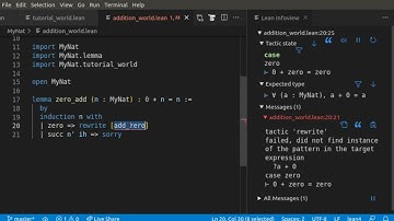Natural Number Game in Lean 4 - Episode 2 Start Addition World: zero_add, add_assoc, and succ_add