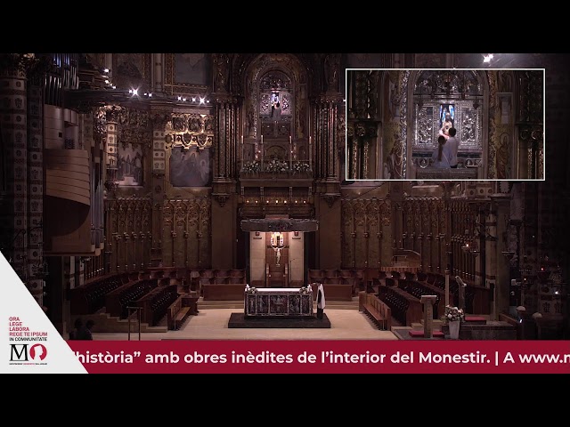 22 agost, divendres de la setmana XX de durant l'any, 1 - En directe des de Montserrat
