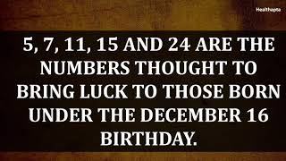 DECEMBER 16 BIRTHDAY ZODIAC PERSONALITY