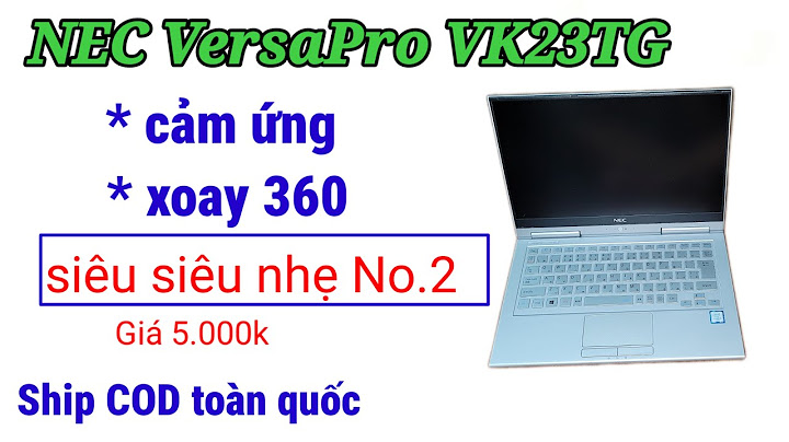 Đánh giá laptop nec versapro vg