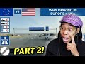 AMERICAN REACTS TO WHY DRIVING IN EUROPE IS BETTER THAN AMERICA! 😳 (NO DISTRACTED DRIVERS?!)