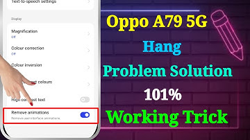 Oppo A79 5G Hang Problem | Oppo A79 5G Hanging Problem | Oppo A79 5G Hang Problem Solution