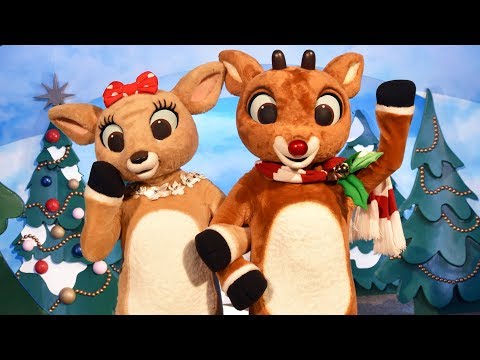 Rudolph The Red Nosed Reindeer Clarice Bumble Meet Greet At SeaWorld Orlando