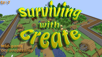 Mid game ore processing setup Ep: 7