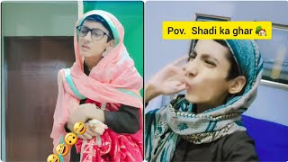 Shadi ka ghr V's halwa jal gaya😫 V's Tum hi to h❤️🤓 Comedy King😎#shorts#funny#ytshorts#mkbilal#vlog#