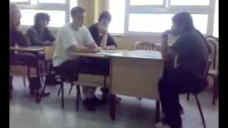 *RUSSIAN PRANK* | Hit the bad Guy in Classroom