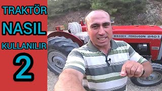 DİFERANSİYEL KİLİDİ ve YAN FREN NE İŞE YARAR ?  Traktör Nasıl Kullanılır  (Bölüm 2)