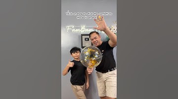 Trick on how to stick the confetti to the Bobo balloon wall. #confetti #diy #globos