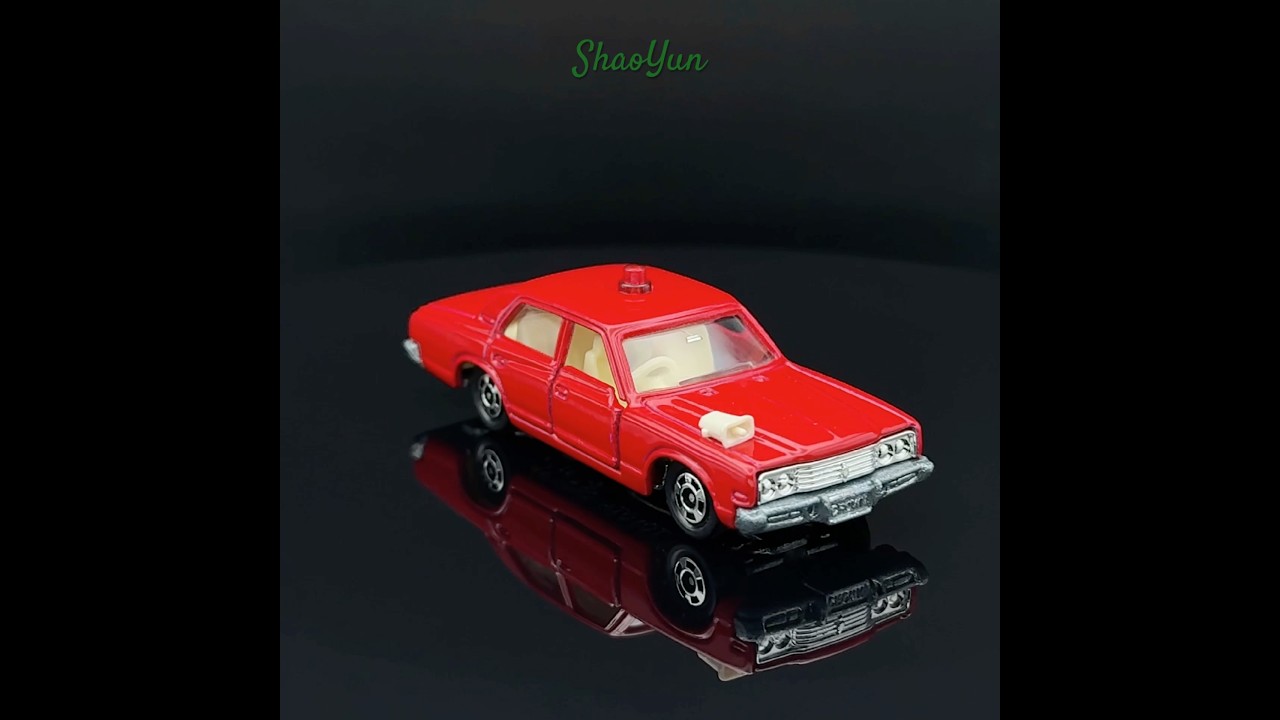 トミカ/TOMICA/TOMY/日本製/黑箱/27-3/Toyota Crown Fire Chief Car