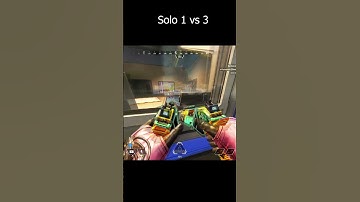Solo 1 Vs 3 #shorts #apexlegends