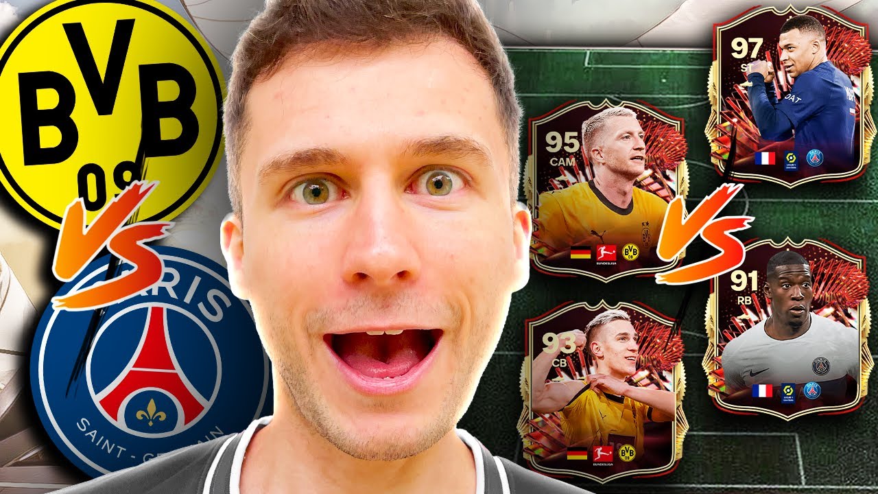 WL INSANA COM OS MELHORES JOGADORES DE PSG & BORUSSIA! EA FC 24 ULTIMATE TEAM