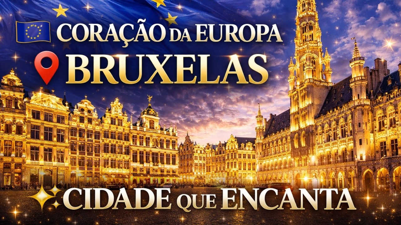 BRUXELAS: O CORAÇÃO DA EUROPA 🇪🇺 | A CAPITAL DA BÉLGICA QUE ENCANTA O MUNDO