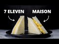 SANDWICH JAPONAIS  aux oeufs  MEILLEUR qu'au 7 ELEVEN - Recette Tamago Sando thumbnail