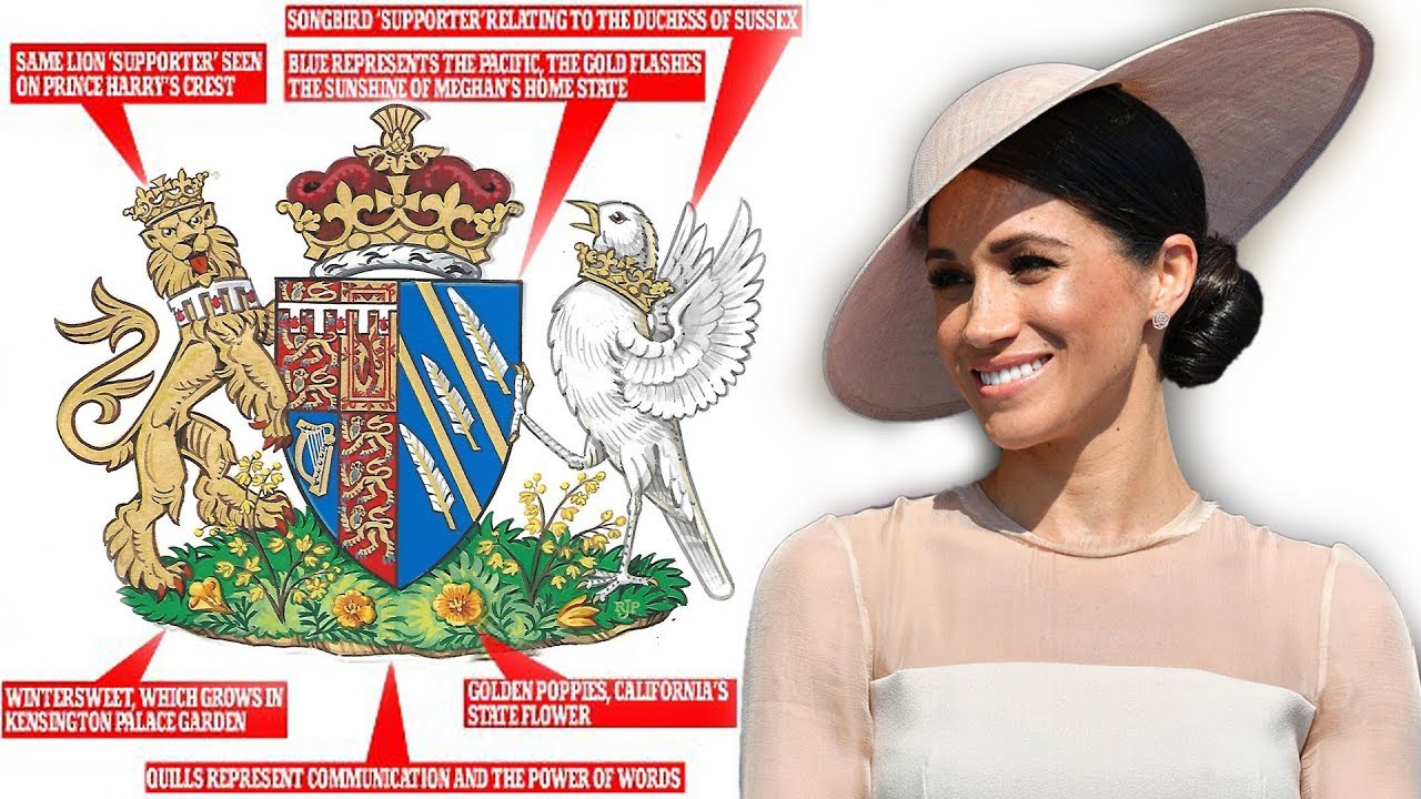MEGHAN's Coat of Arms What's the meaning behind the design? YouTube