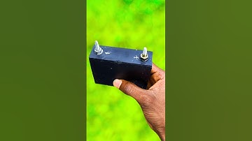 DIY Battery from Salt Water and Scrap!  #experiment #btypee #diy #science #battery