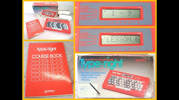 Systema Type-Right Interactive Typing Teaching Machine VTE 85