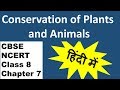 Conservation of Plants and Animals Class 8 NCERT Chapter 7 - Explanation and Solutions in easy Hindi