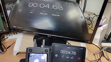 DJI smart controller HDMI output delay test