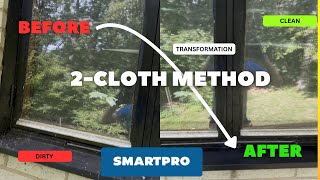 How to Clean Windows Like a Pro: The 2-Cloth Streak-Free Method! 🧼